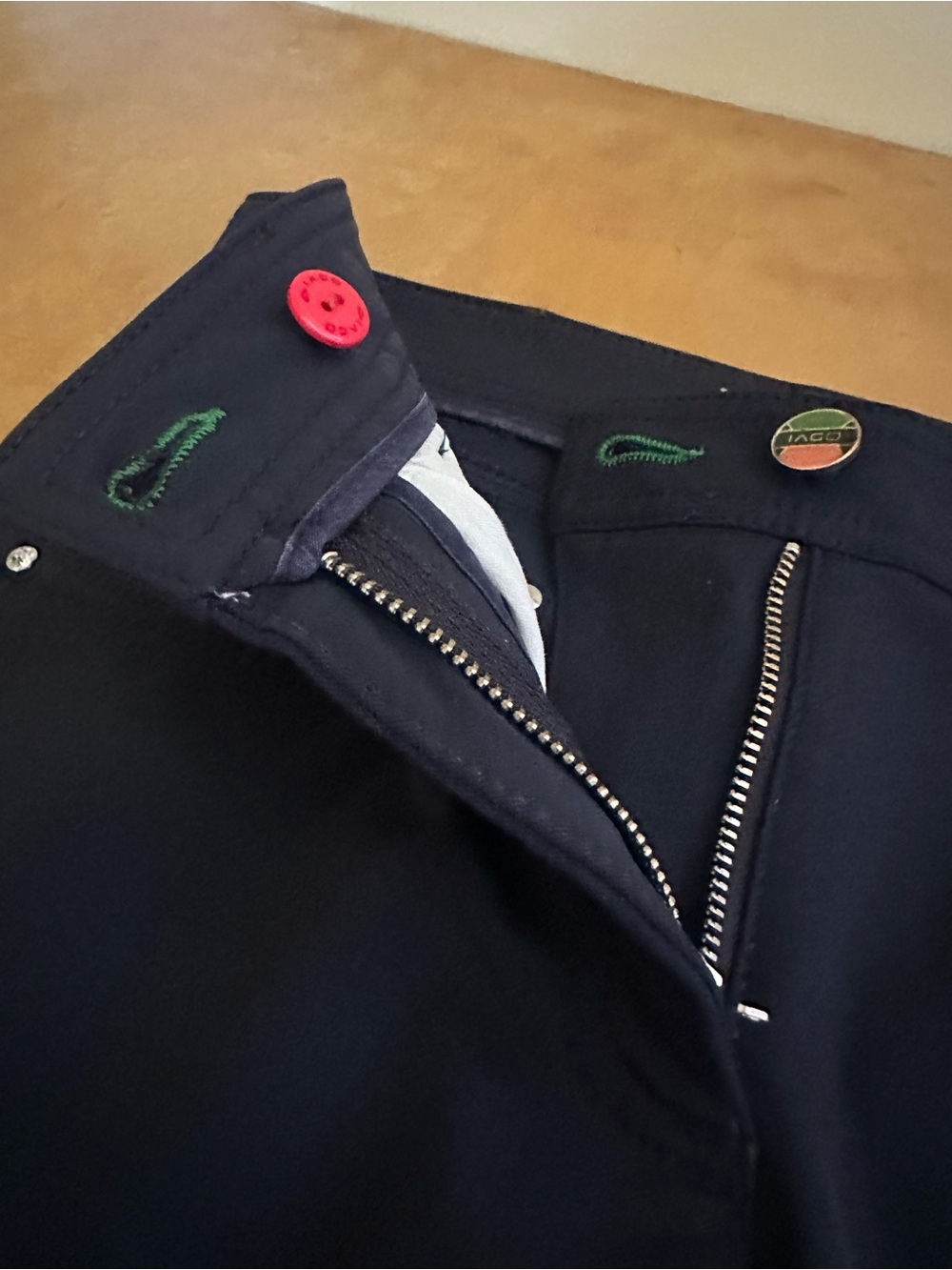 Iago Italia Equestrian Riding Breeches in Navy, Size 24, GUC! - Picture 3 of 14